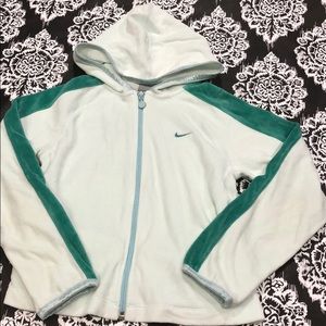 Nike Girls Medium 10-12 velvet sweatshirt hoodie